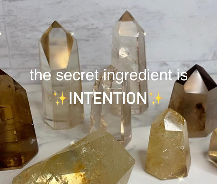 How To Set Intentions Using Crystals.